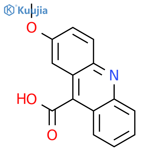 2-Methoxy-9-acridinecarboxylic Acid structure