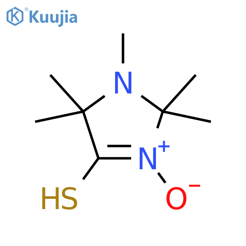 1H-Imidazole-4-thiol, 2,5-dihydro-1,2,2,5,5-pentamethyl-, 3-oxide structure