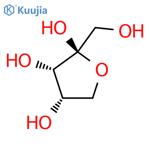 Beta-L-Ribulofuranose structure