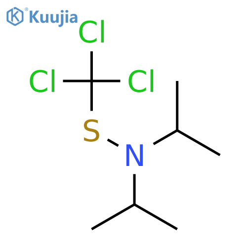 N,N-diisopropyl-S-(trichloromethyl)thiohydroxylamine structure