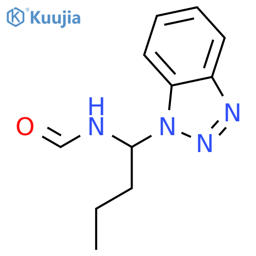 Formamide, N-[1-(1H-benzotriazol-1-yl)butyl]- structure
