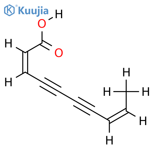 2,8-Decadiene-4,6-diynoic acid-(2Z,8Z)-form structure
