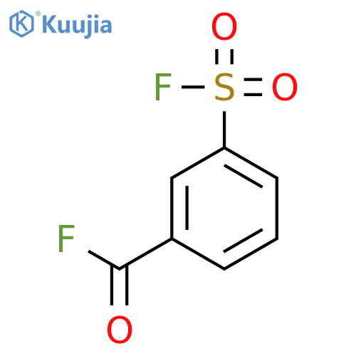 Benzoyl fluoride,3-(fluorosulfonyl)- structure
