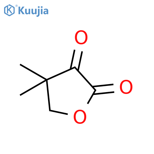 4,4-dimethyloxolane-2,3-dione structure