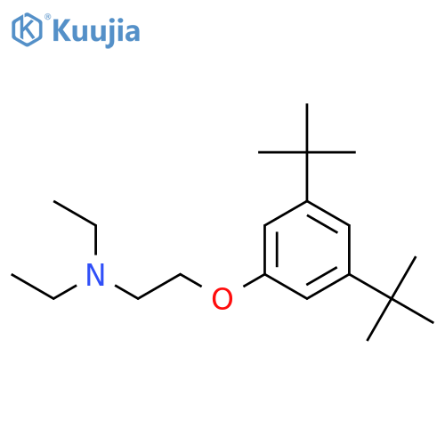 Ethanamine, 2-[3,5-bis(1,1-dimethylethyl)phenoxy]-N,N-diethyl- structure
