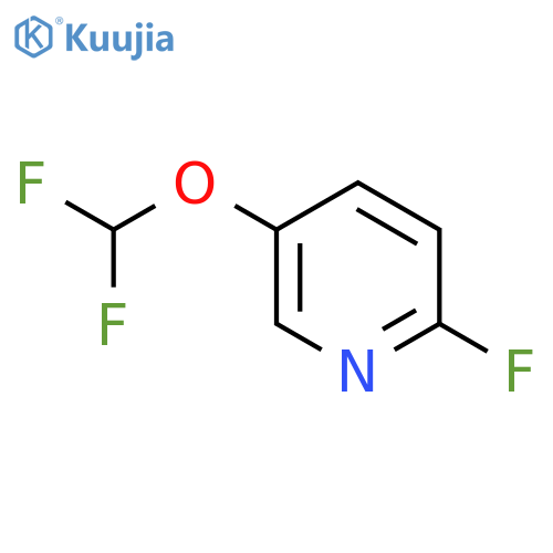 5-(difluoromethoxy)-2-fluoropyridine structure