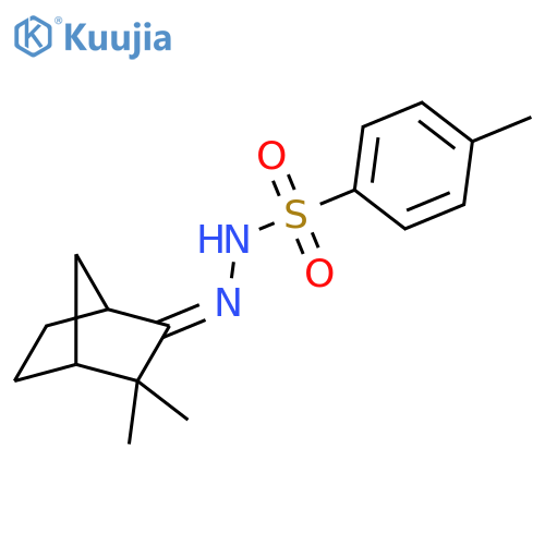 Benzenesulfonic acid,4-methyl-, 2-(3,3-dimethylbicyclo[2.2.1]hept-2-ylidene)hydrazide structure