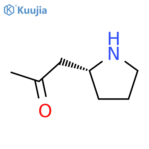 2-Propanone,1-[(2R)-2-pyrrolidinyl]- structure