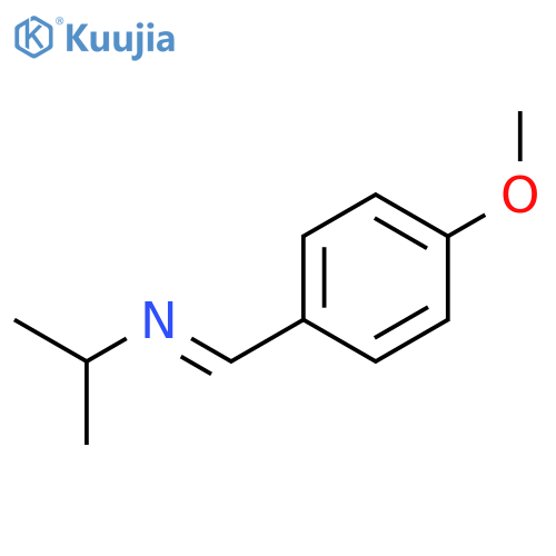 2-Propanamine, N-[(4-methoxyphenyl)methylene]- structure