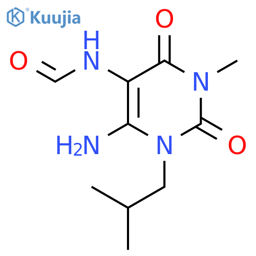 4-Amino-5-formylamino-3-isobutyl-1-methylpyrimidine-2,6-dione structure