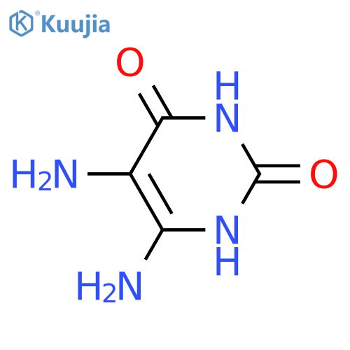 2,4(1H,3H)-Pyrimidinedione, 5,6-diamino- (9CI, ACI) structure