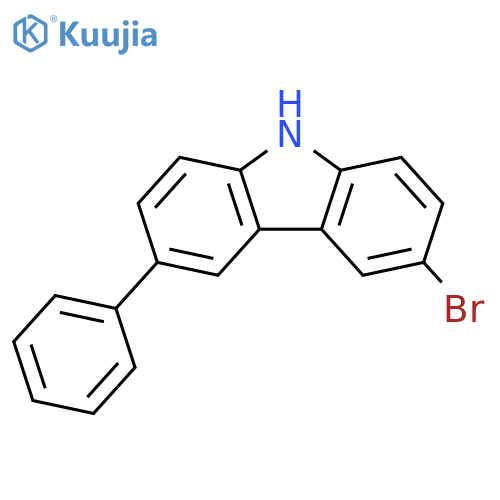 3-bromo-6-phenyl-9H-Carbazole structure