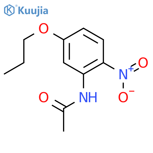 N-(2-Nitro-5-propoxyphenyl)acetamide structure