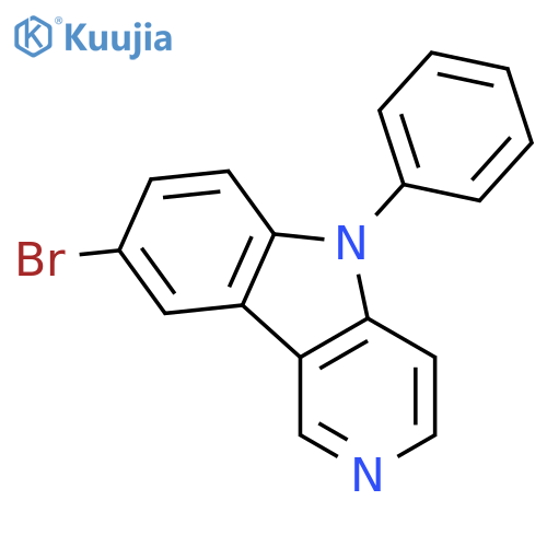 8-Bromo-5-phenyl-5H-pyrido[4,3-b]indole structure