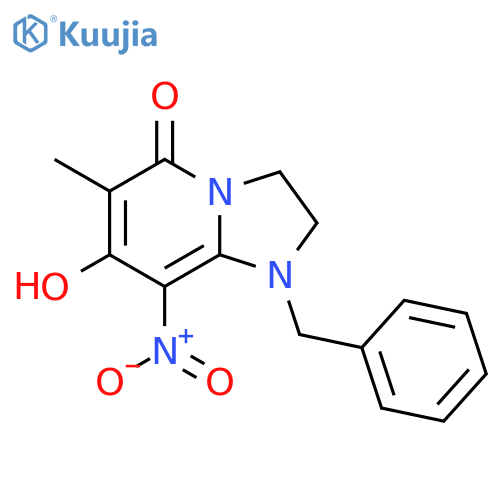 1-Benzyl-7-hydroxy-6-methyl-8-nitro-2,3-dihydroimidazo[1,2-A]pyridin-5(1H)-one structure