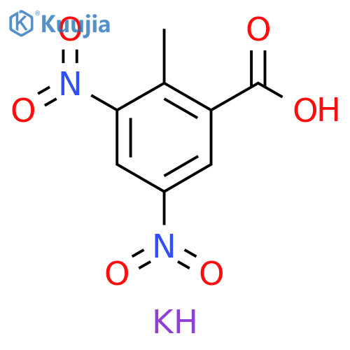 potassium 2-methyl-3,5-dinitrobenzoate structure