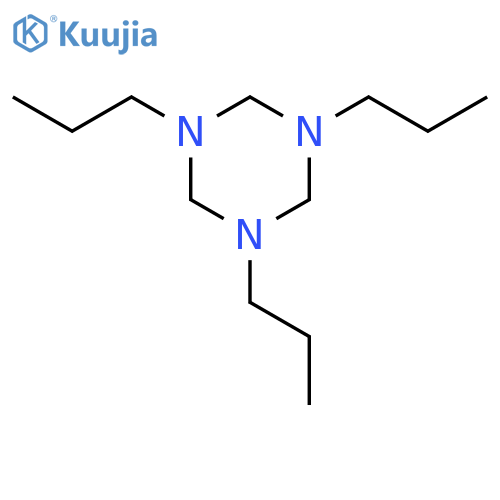 1,3,5-Tri-N-propyl Hexahydro-S-triazine structure