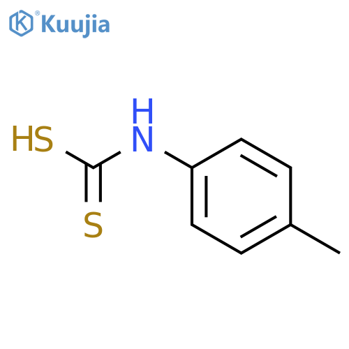 Carbamodithioic acid,N-(4-methylphenyl)-, ammonium salt (1:1) structure