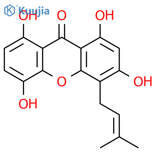 9H-Xanthen-9-one,1,3,5,8-tetrahydroxy-4-(3-methyl-2-buten-1-yl)- structure