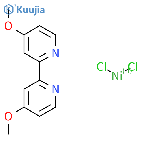 Dichloro(4,4'-dimethoxy-2,2'-bipyridine-κN1,κN1')-Nickel structure