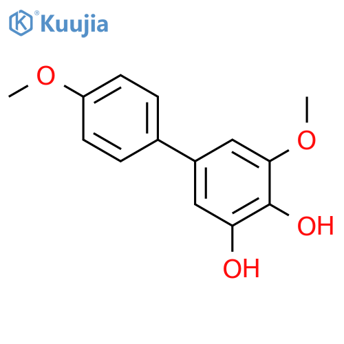 [1,1'-Biphenyl]-3,4-diol,4',5-dimethoxy- structure