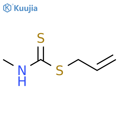 Carbamodithioic acid,methyl-, 2-propenyl ester (9CI) structure