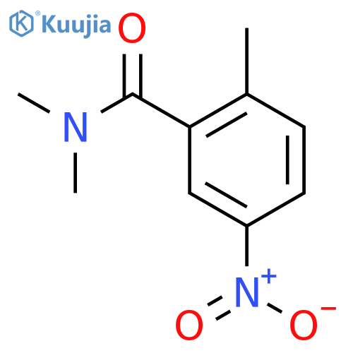 N,N,2-Trimethyl-5-nitro-benzamide, structure
