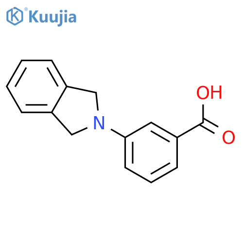 3-(1,3-Dihydro-isoindol-2-yl)-benzoic Acid structure