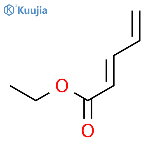 2,4-Pentadienoic acid, ethyl ester structure