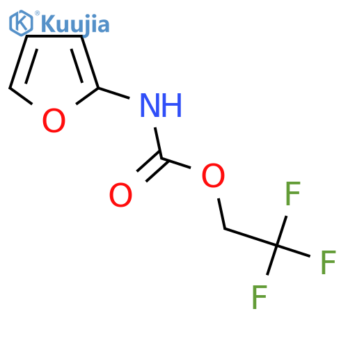 2,2,2-Trifluoroethyl N-(furan-2-yl)carbamate structure