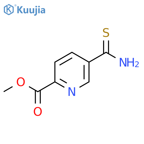 methyl 5-carbamothioylpyridine-2-carboxylate structure