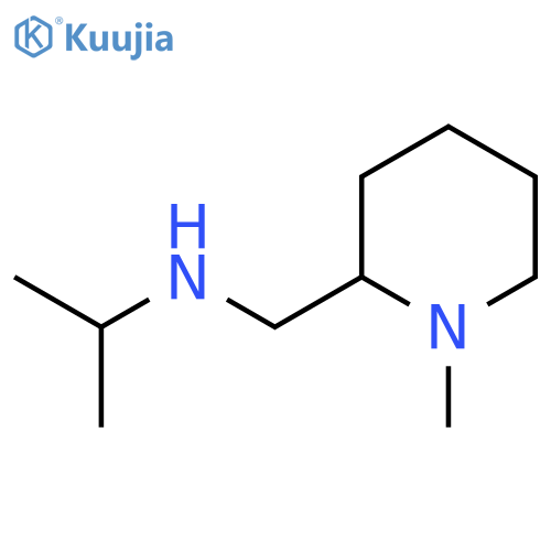 Isopropyl-(1-methyl-piperidin-2-ylmethyl)-amine structure