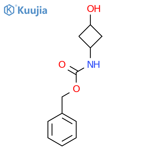 Benzyl N-(3-hydroxycyclobutyl)carbamate structure
