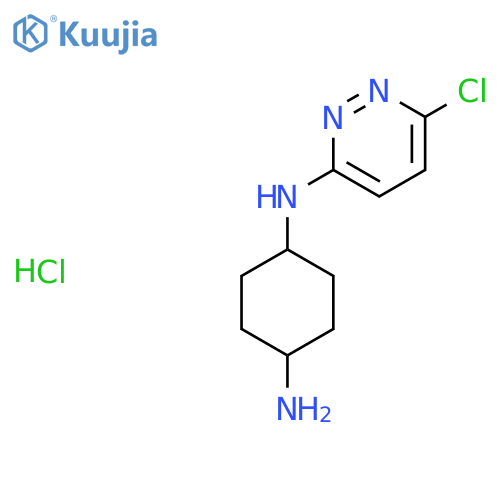 N1-(6-Chloropyridazin-3-yl)cyclohexane-1,4-diamine hydrochloride structure