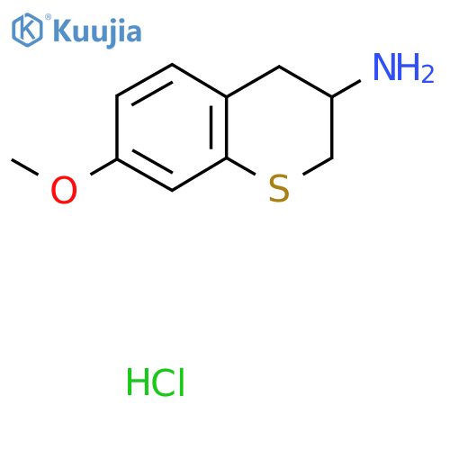 7-Methoxy-thiochroman-3-ylamine hydrochloride structure