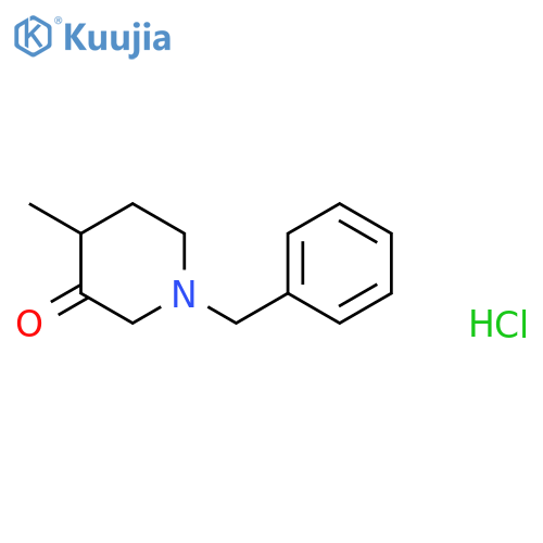 1-Benzyl-4-methylpiperidin-3-one hydrochloride structure