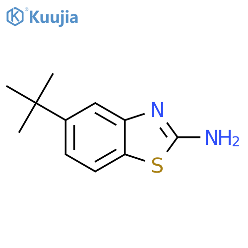 5-tert-Butyl-benzothiazol-2-ylamine structure