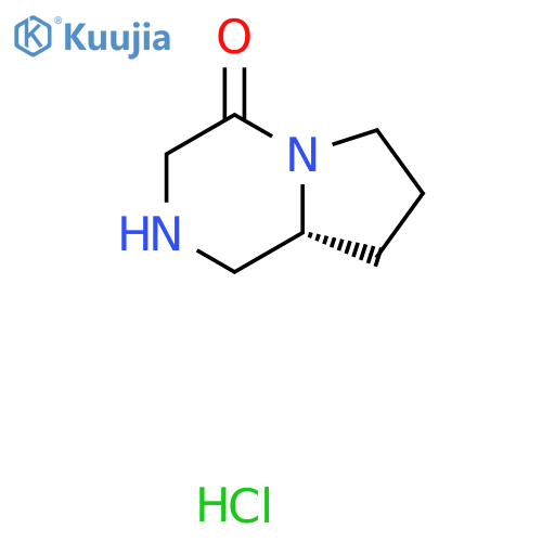 (R)-Hexahydropyrrolo1,2-Apyrazin-4(1H)-one Hydrochloride structure