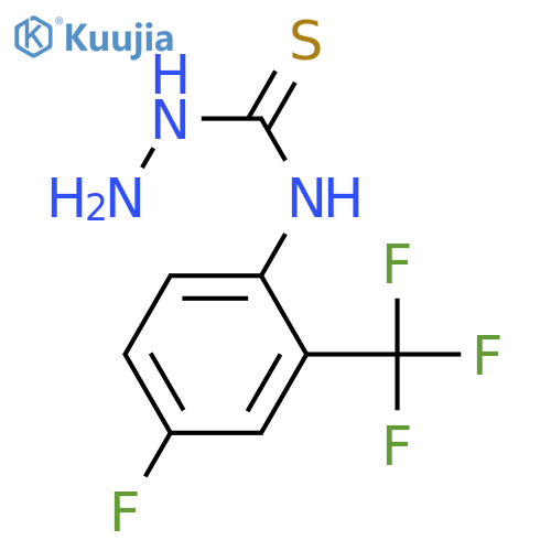 4-(4-Fluoro-2-trifluoromethylphenyl)-thiosemicarbazide structure