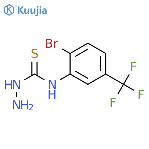 4-(2-Bromo-5-trifluoromethylphenyl)-thiosemicarbazide structure