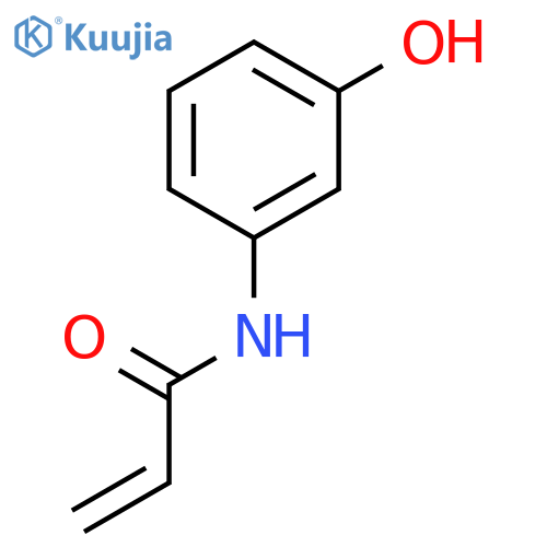 N-(3-hydroxyphenyl)prop-2-enamide structure