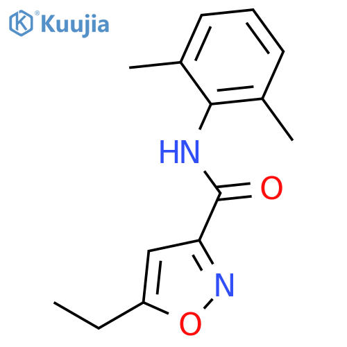 3-Isoxazolecarboxamide,N-(2,6-dimethylphenyl)-5-ethyl- structure