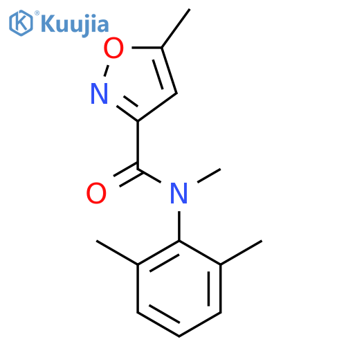 3-Isoxazolecarboxamide,N-(2,6-dimethylphenyl)-N,5-dimethyl- structure
