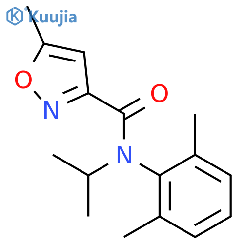 3-Isoxazolecarboxamide,N-(2,6-dimethylphenyl)-5-methyl-N-(1-methylethyl)- structure
