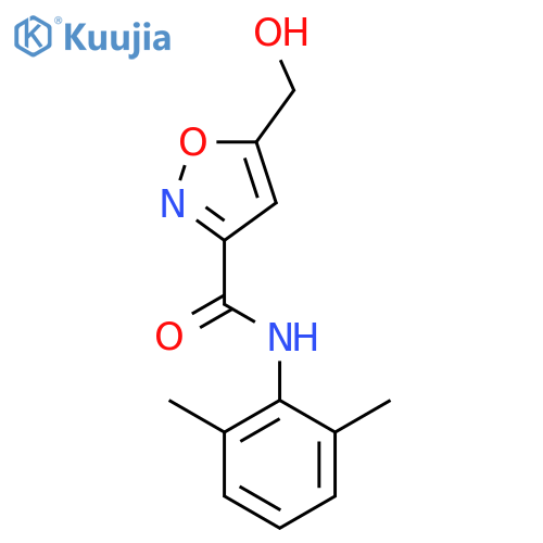 3-Isoxazolecarboxamide,N-(2,6-dimethylphenyl)-5-(hydroxymethyl)- structure