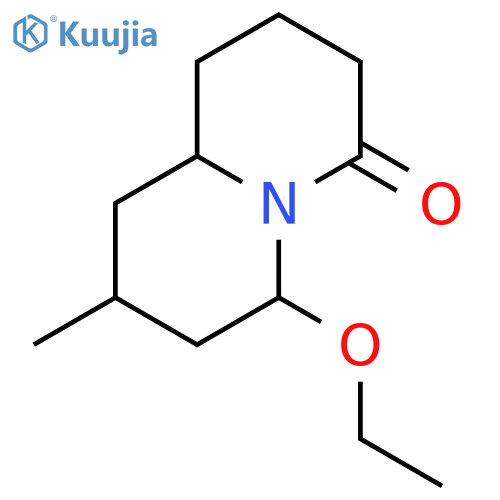 4H-Quinolizin-4-one,6-ethoxyoctahydro-8-methyl- structure