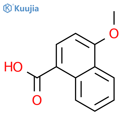 4-Methoxy-1-naphthoic acid structure