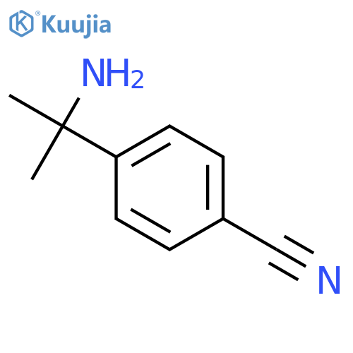 4-(2-Aminopropan-2-yl)benzonitrile structure