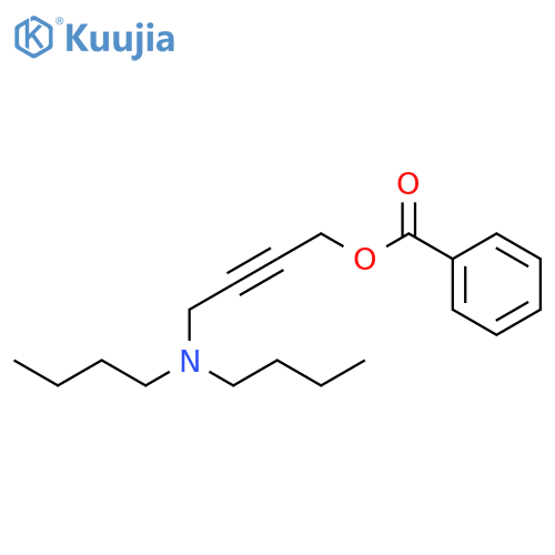 2-Butyn-1-ol,4-(dibutylamino)-, 1-benzoate structure
