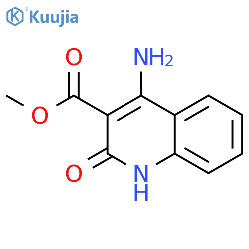 3-Quinolinecarboxylic acid, 4-amino-1,2-dihydro-2-oxo-, methyl ester structure